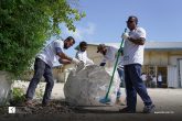 Thilafushi clean up event in Partnership with WAMCO, MTCC and Villa Group Maldives