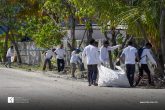 Thilafushi clean up event in Partnership with WAMCO, MTCC and Villa Group Maldives