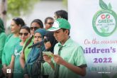 Little children of Kalaafaanu School giving their love to nature on occasion of Children’s Day 2022.